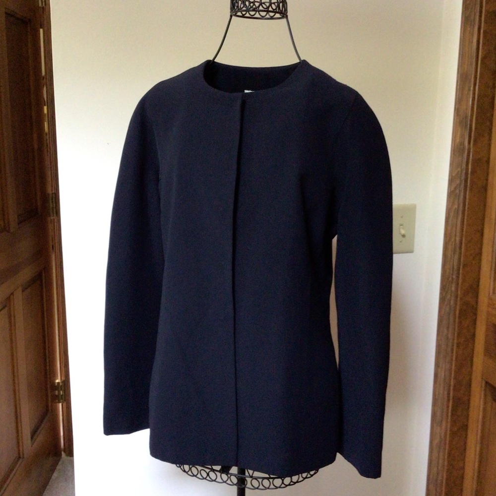 Vintage Bill Blass jacket, 6P, Navy - Picture 2 of 8